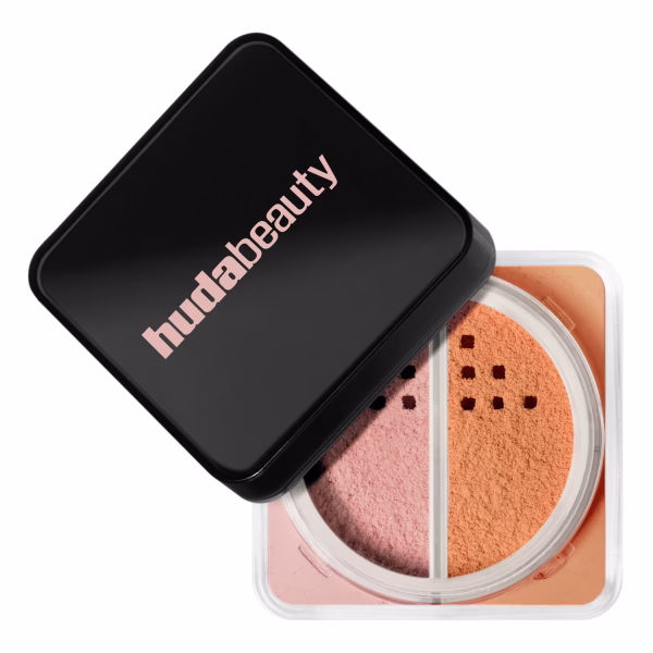 HUDA BEAUTY Easy Bake Loose Powder Duo - Poudre Libre Fixante pink pumkin