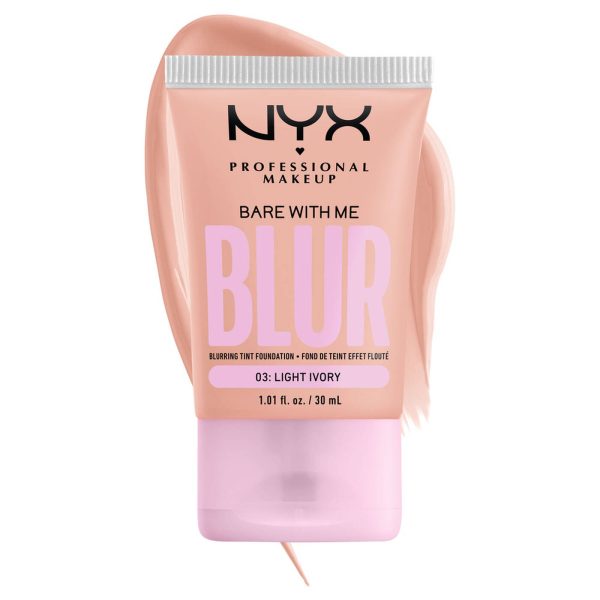 Nyx Fond de teint effet flouté BARE WITH ME BLUR 03 Light ivory