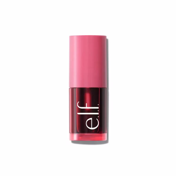 elf Sheer For It Blush Tint left on red