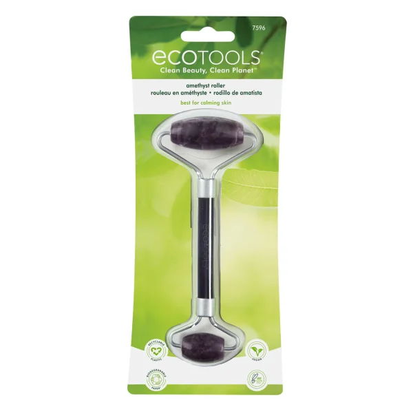 Ecotools Amethyst Facial Roller-Jade Roller Visage et Yeux