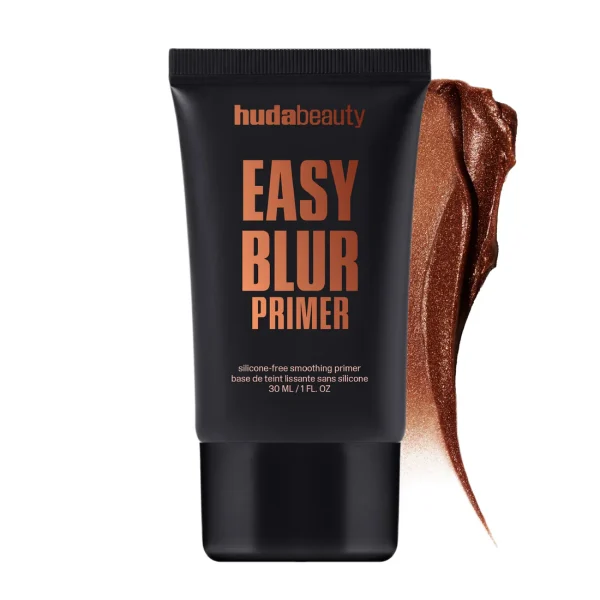 Huda Beauty Easy Blur Silicone-Free Smoothing Primer Bronze Fudge-Base de teint lissante sans silicone