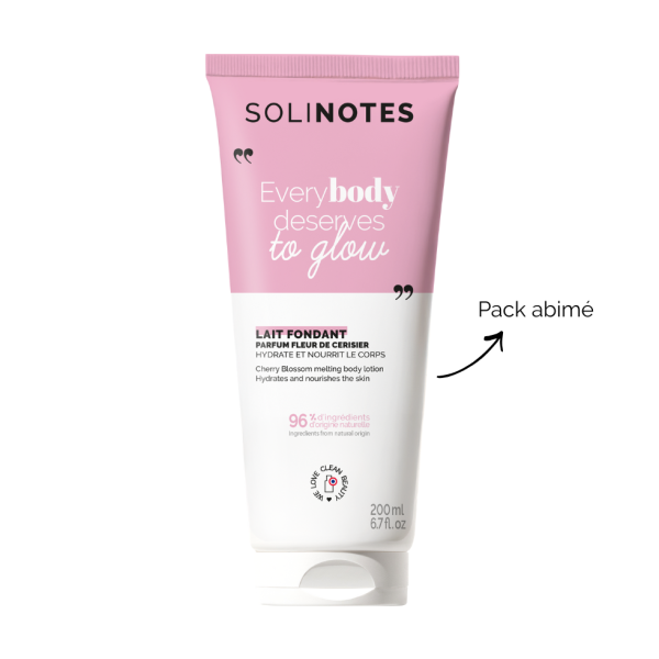 Solinotes Lait Fondant Parfum Fleur De Cerisier 200 ml