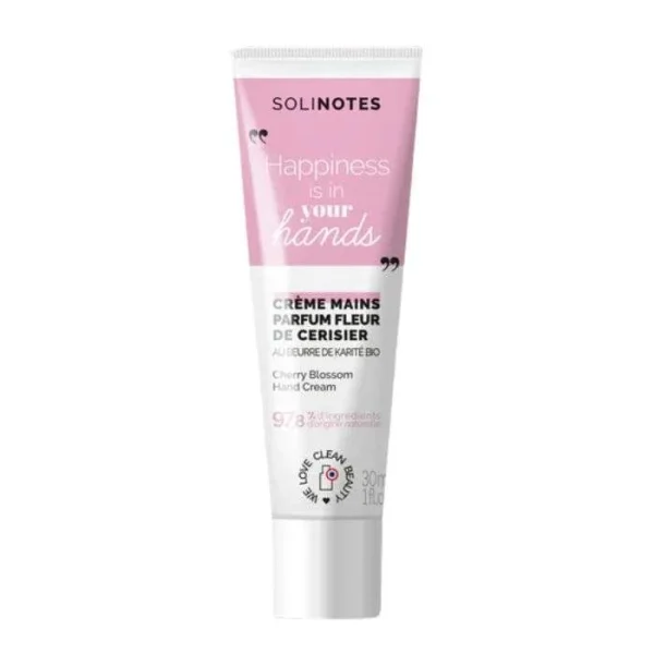 Solinotes crème Mains Parfum cerisier 30 ml