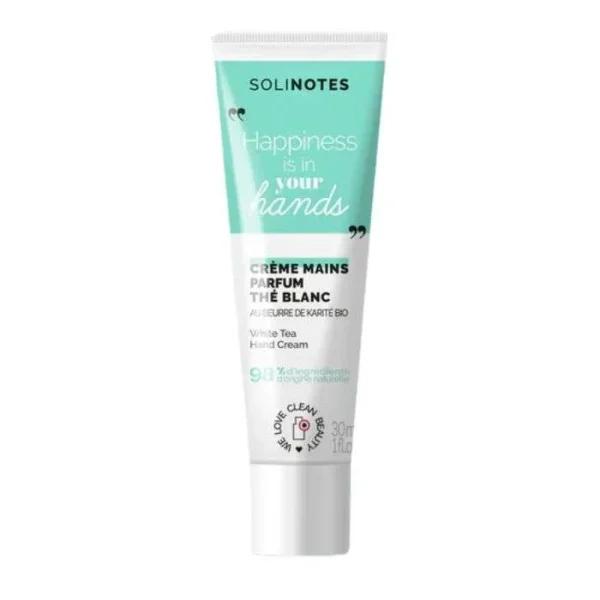 Solinotes Creme Mains Parfum The Blanc 30 ml