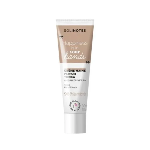 Solinotes crème Mains Parfum tonka 30 ml