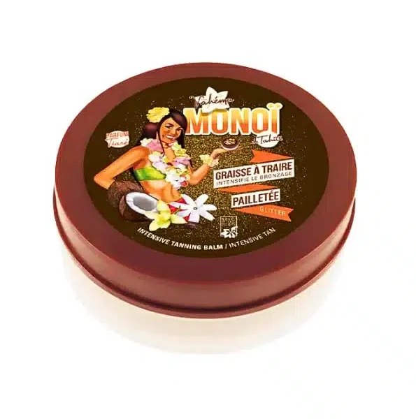 Vahéma Monoï de Tahiti Graisse A Traire Pailletée 125 ml