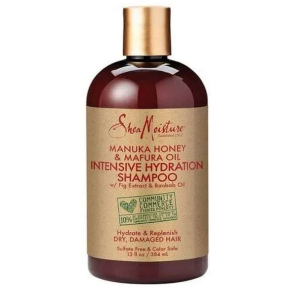 Shea Moisture Manuka Honey Et Mafura Oil Shampooing Hydratation Intense 384 ml