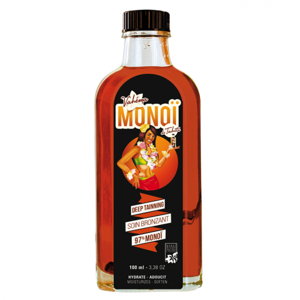 Vahéma Monoï de Tahiti Deep Tanning Soin Bronzant 98% Monoï 100 ml