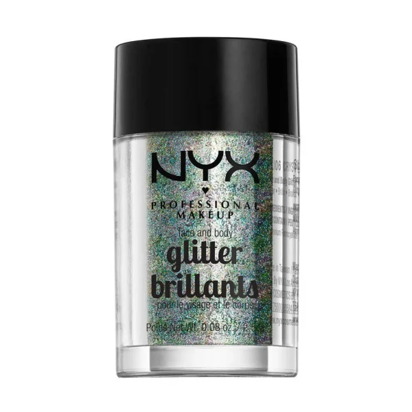 Nyx Glitter-Paillettes visage et corps 06 Crystal