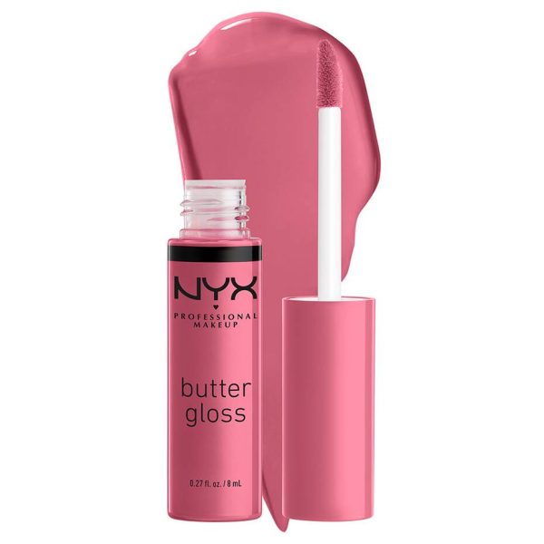 Nyx Gloss repulpant Butter Gloss Gloss brillant, texture crémeuse non collante Angel food cake