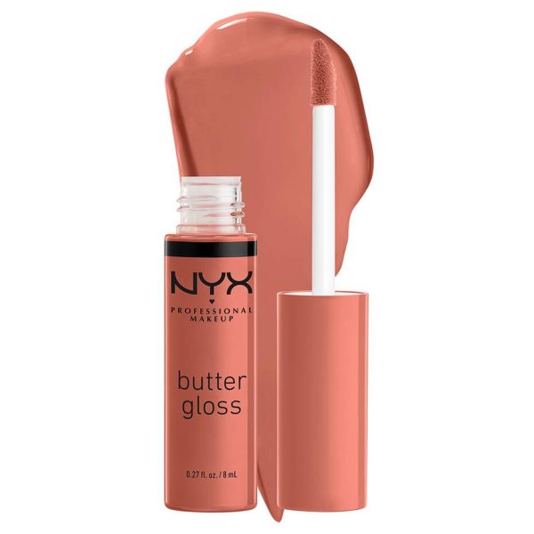 Nyx Gloss repulpant Butter Gloss Gloss brillant, texture crémeuse non collante Bit of honey