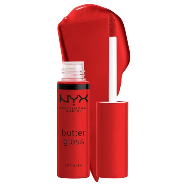 Nyx Gloss repulpant Butter Gloss Gloss brillant, texture crémeuse non collante Apple crisp