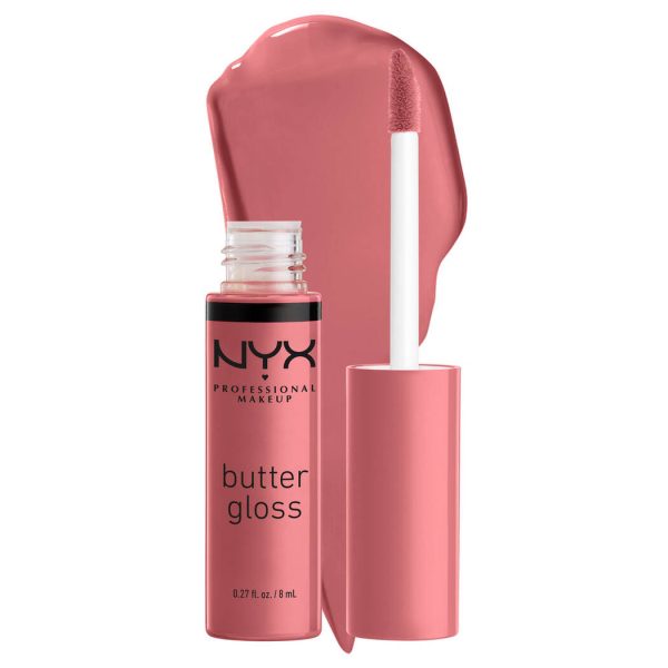 Nyx Gloss repulpant Butter Gloss Gloss brillant, texture crémeuse non collante Tiramissu