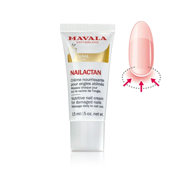 Mavala Nailactan Crème nourrissante pour ongles abîmés tube 15 ml
