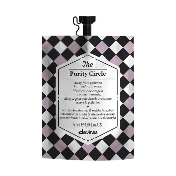 Davines TCC The Purity Circle Masque détox pour cheveux et cuir chevelu 50 ml
