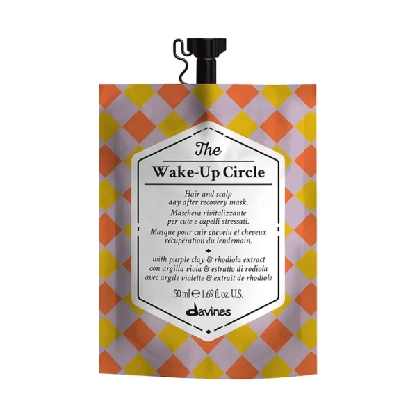 Davines The Wake-Up Circle Masque revitalisant pour les cheveux et le cuir chevelu 50 ml