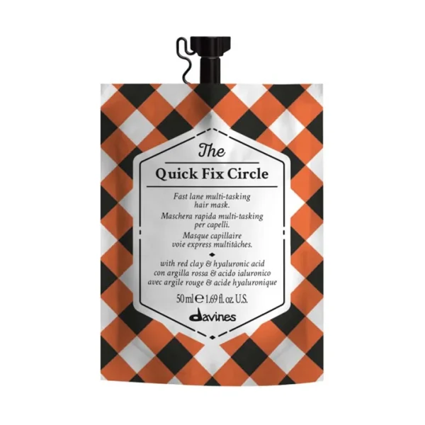 Davines The Quick Fix Circle Masque capillaire pour le volume et l’hydratation 50 ml