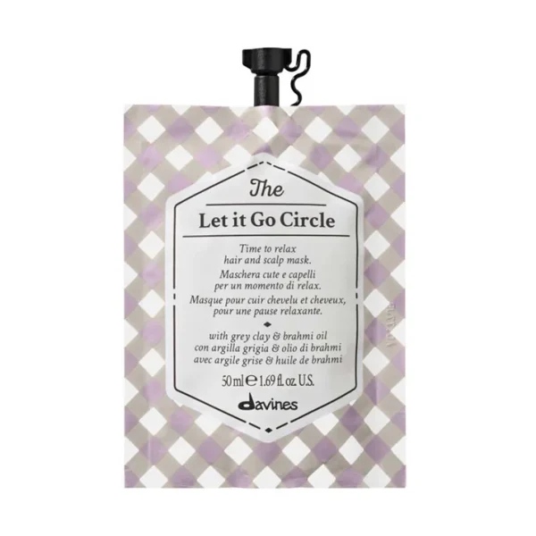 Davines The Let It Go Circle Masque hydratant pour cheveux et cuir chevelu 50 ml