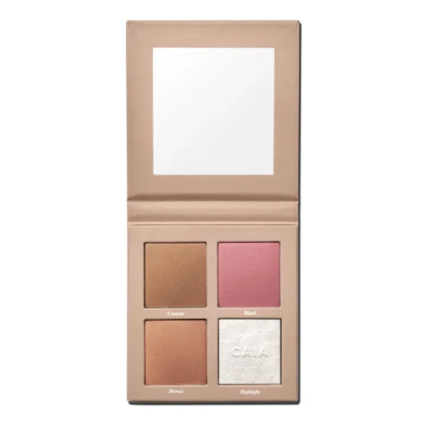Caia Face Palette bronzer, contour, blush, and highlighter Classy