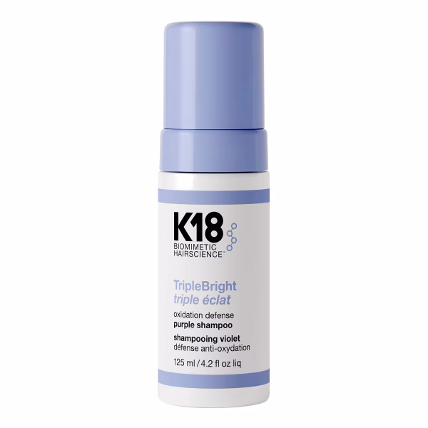 K18 Triplebright Triple Eclat Shampoing violet anti-oxydation 125 ml